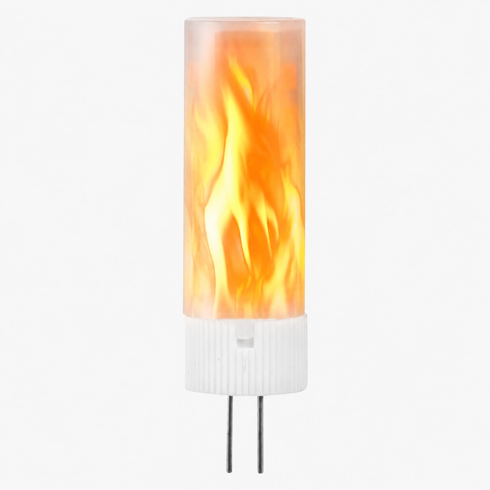G4 JC 2 Pin Fire Effect Capsule DC 12 Volt Light Bulb l 12V 1300K