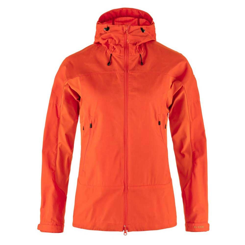 Fjällräven Abisko Lite Trekking Jacket Giacca da donna Flame Orange