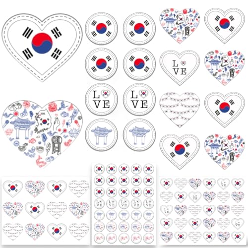Joyful Artistry South Korean Stickers, 230 South Korea...
