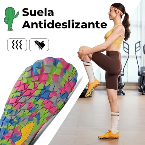 Miniatura 4 de SAGUARO Barefoot Zapatillas Minimalista Ligera Zapatillas de Trail Running para Zero Drop Soles, Gr.36-48
