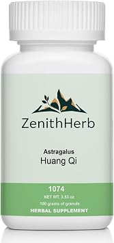 Huang Qi, Astragalus Root Herbal Supplement Granules, Supports Immune Health & Energy, 100 Grams/Bottle