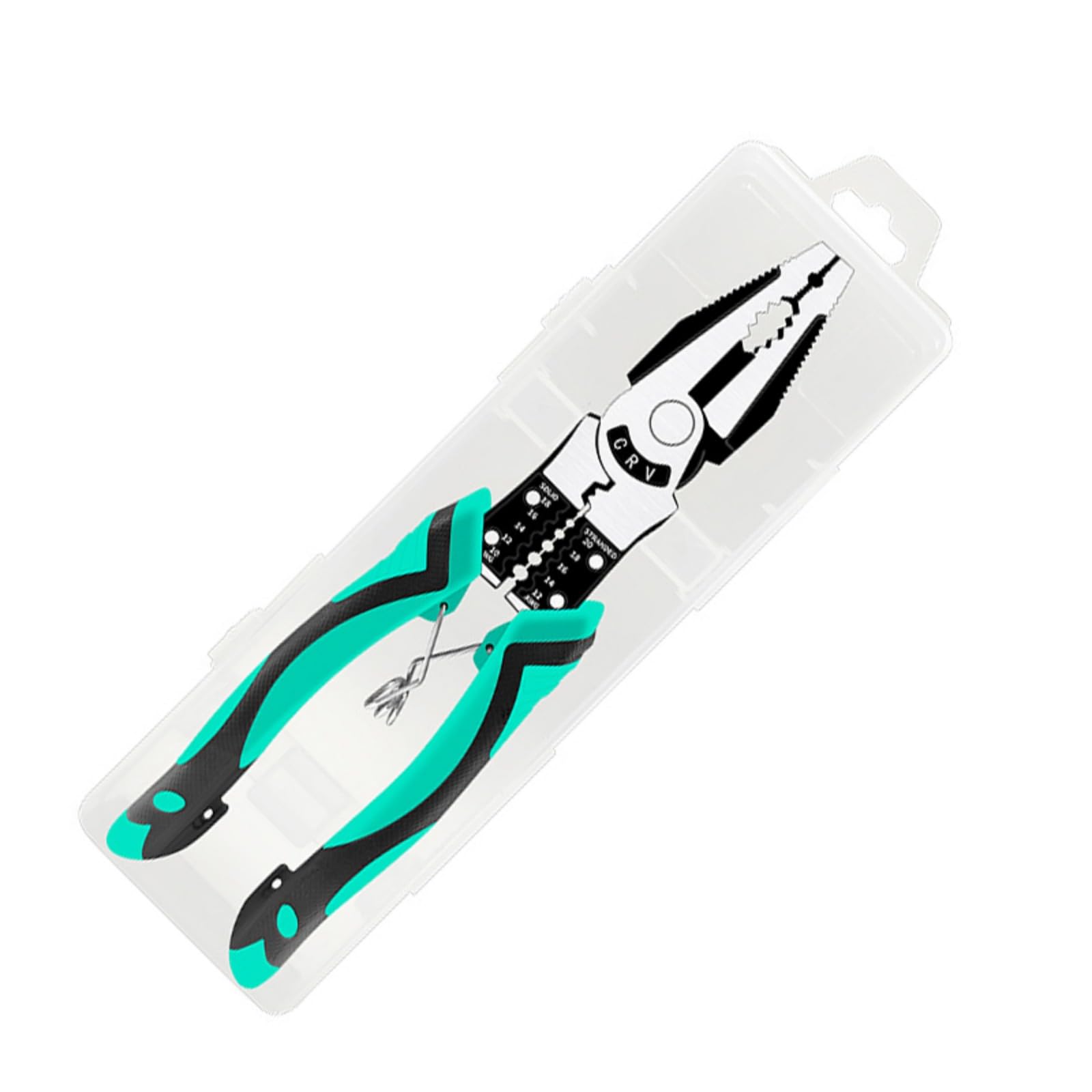 Bolt Cutter 9inch, Spring Loaded Small Heavy Duty Wire Cable Cutter, Snips Clippers with Soft Antislip Handle Steel Wire Cutting Pliers