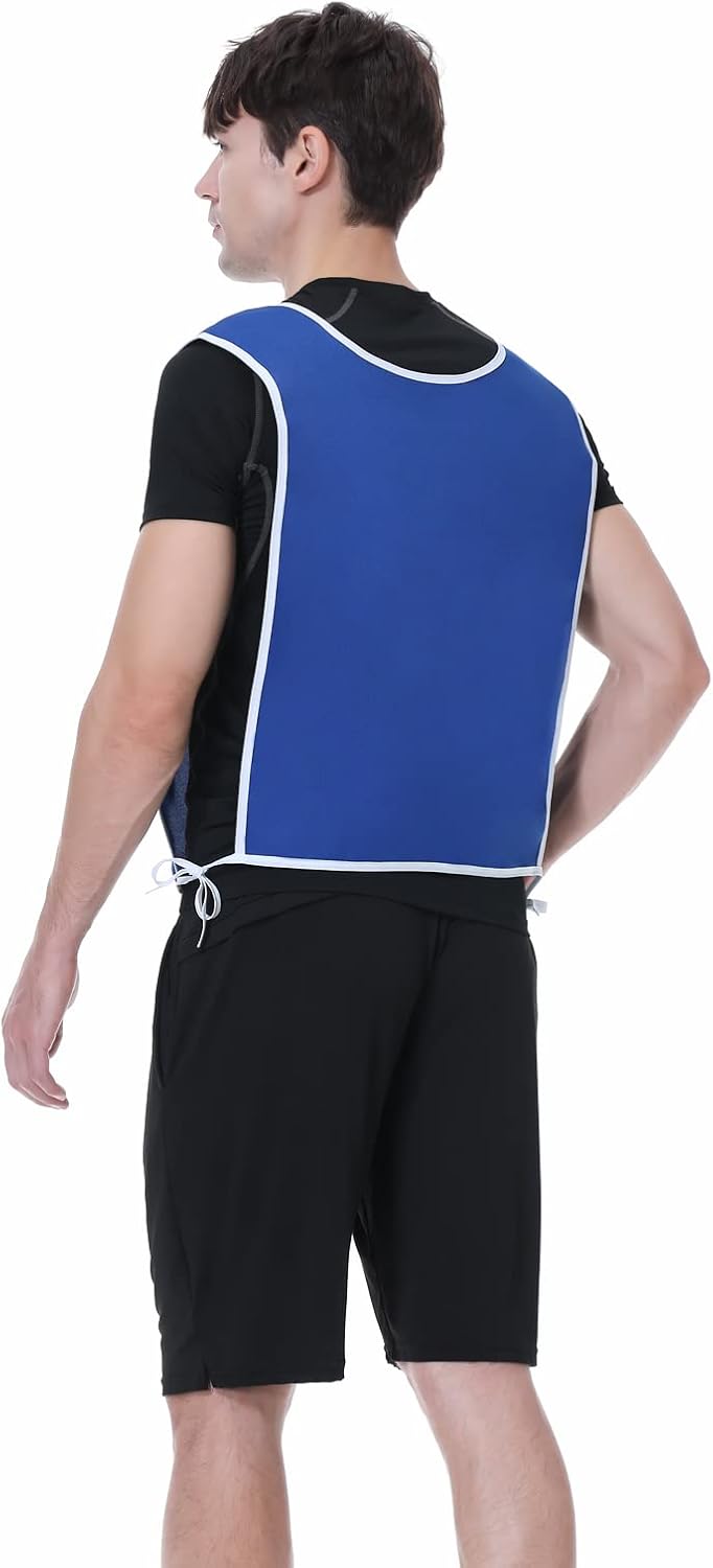 TopTie Sports Bibs Training Vest Sports Event Vest Apron Bibs with Ties 12 Pack
