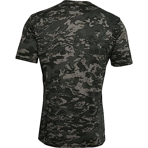 Image of Under Armour Men's ABC Camo Short-Sleeve T-Shirt | Super soft cotton /polyester mix. With camo pattern, crew neck and logo on the left chest.