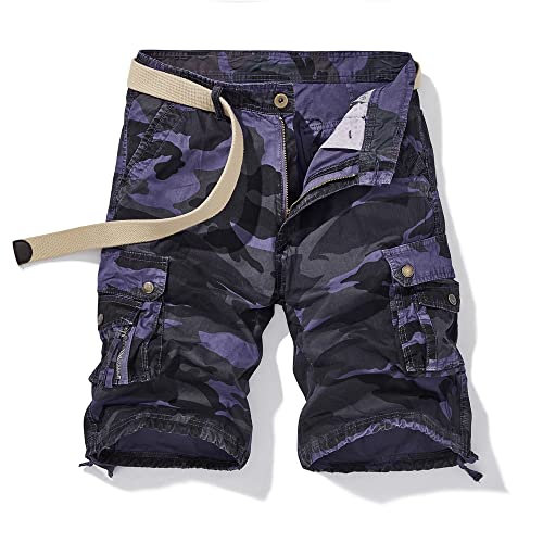 Shorts workwear camouflage pour hommes idéal pour les sorties estivales et le skate