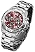 Produktbild FIREFOX AIRFIGHTER FFS02-105 Sunray rot Chronograph massiv Edelstahl Sicherheitsfaltschließe Herrenuhr Armbanduhr 10 ATM wasserdicht