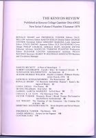 The Kenyon Review Summer 1979 B003QTGVG4 Book Cover