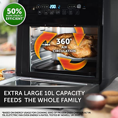 Air Fryer | Digital Extra Large Air Fryer Oven | 10 L | FryBake & Dehydrate | 2000 W | Energy Efficient - Image 2
