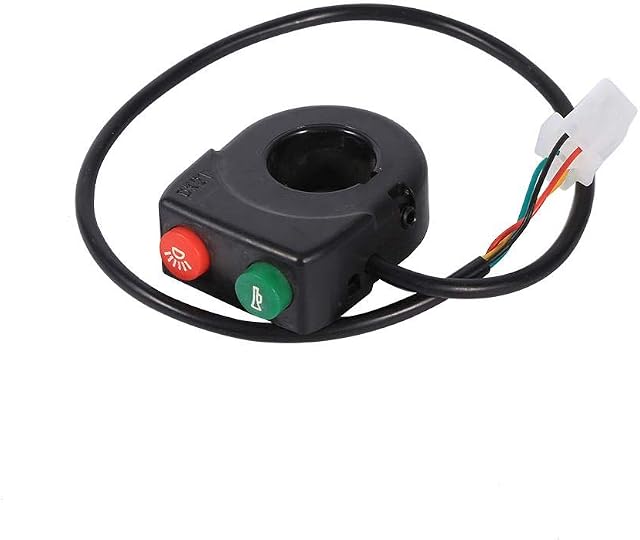 2 in 1 Motorcycle Handlebar Switch 12v Headlights Horn Button Switch ON/OFF Grip Control for Motorcycle Scooter Electric Bike
