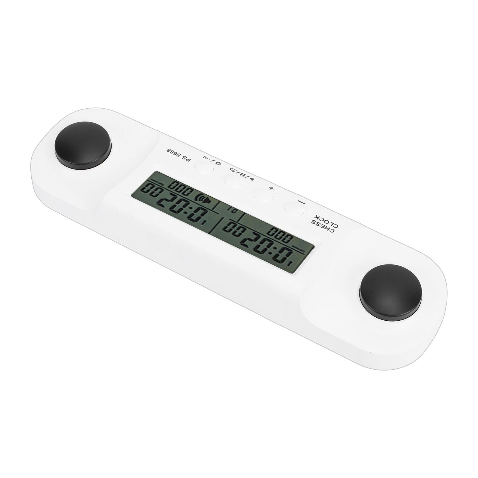 Orologio a scacchi, timer portatile con display HD per concorsi di scacchi cinesi internazionali (bianco)