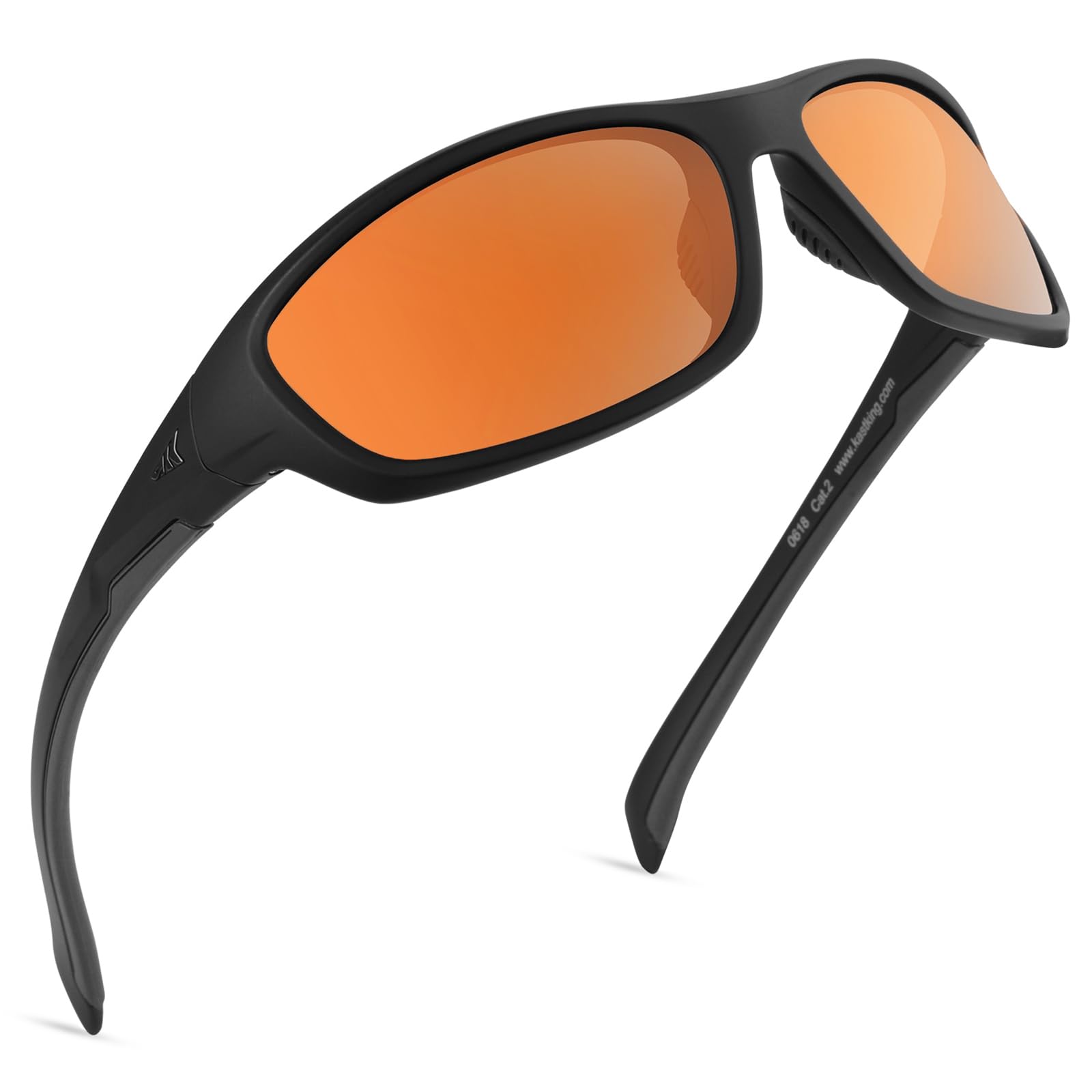 KastKingHiwassee Polarized Sport Sunglasses for Men and Women, Wrap Sunglasses for Fishing Cycling and Running,UV Protection