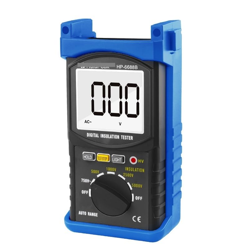 6688B Tester di resistenza isolamento digitale 5000V 1999 con portata automatica portatile isolato mantenimento dei dati