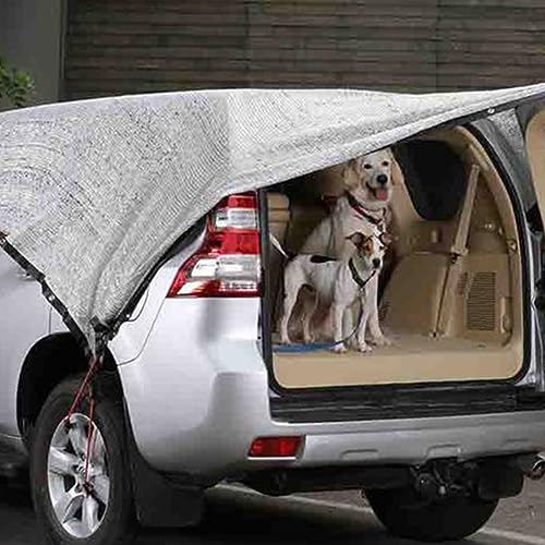 BeGrit 99% Aluminet Reflective Shade Cloth 2m x 1m Aluminum Shade Net UV Protection & Cooling Netting Heat-reflecting Mesh Silver Solar Blocking Fabric for Greenhouse Gardens Patios Shelters Cars - Image 4