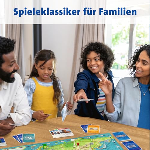 Ravensburger Familienspiel 26888 - Weltreise - Familienklassiker ab 8 Jahren - Gesellschaftsspiel, Reise einmal um die Welt… – Ansicht 4