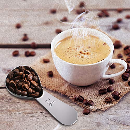 Cuillère à café en acier inoxydable argent de 30 ml au design compact durable - 7