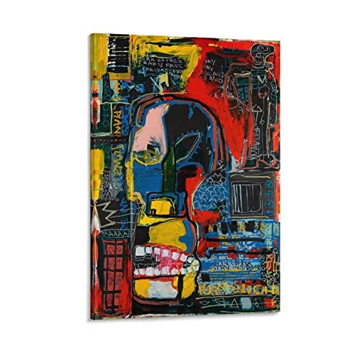 RIUFIN Canvas Print Wall Art Untitled 1982 Street Graffiti Art Picture Theme Party Decor Poster Painting Canvas Prints Bedroom Large Home Decor Wall Art Picture Canvas Wall 16x24inch(40x60cm)