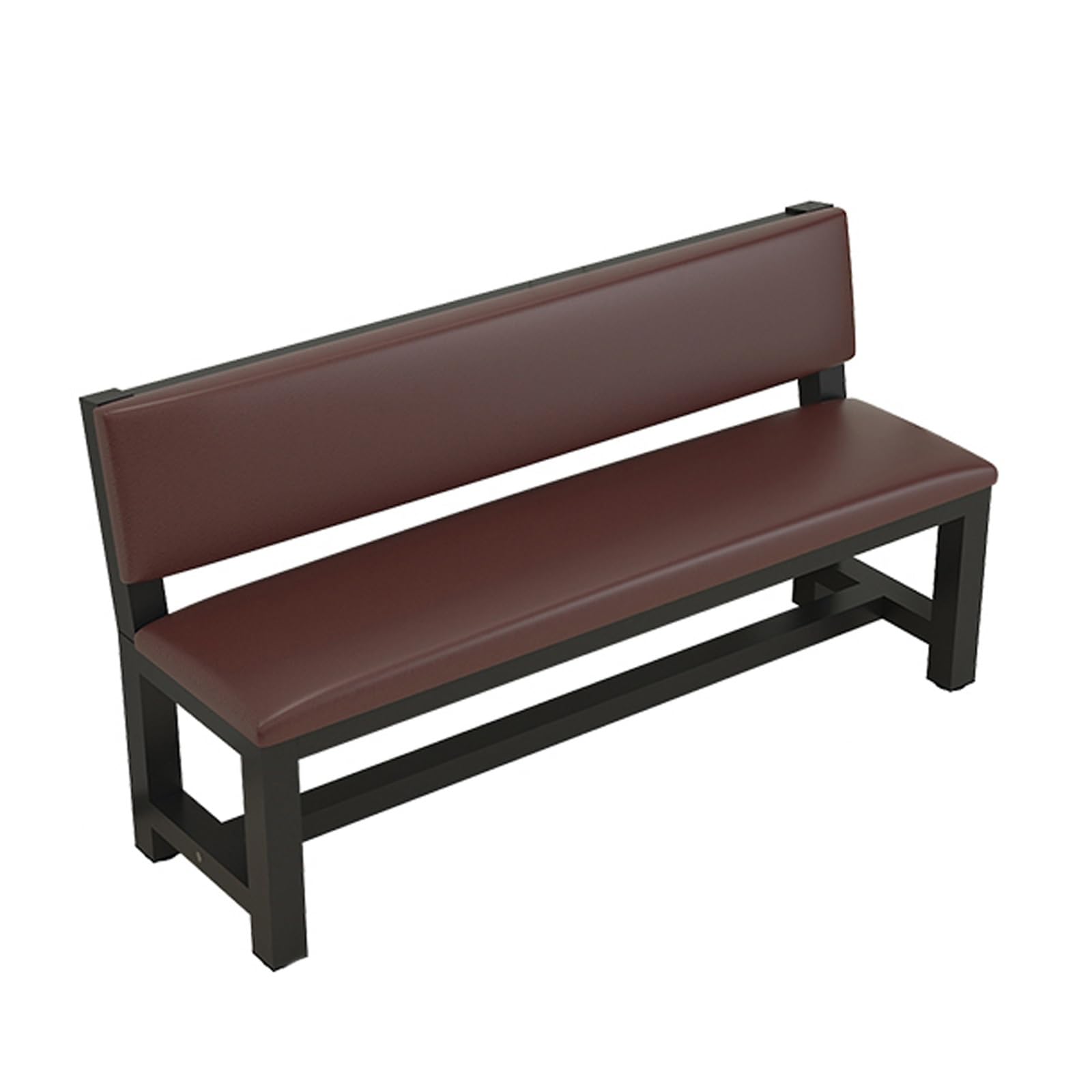 Banc de terrasse robuste 120 cm anti-affaissement charge 500 kg en fonte