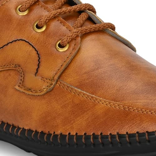 Image of Rising Wolf Men's Formal Shoes - Elegant & Easy-Wear Design with Cushioned Insole, Polished Finish, and Durable Sole | Ideal for Office, Business Meetings, Weddings & Daily Formal Wear