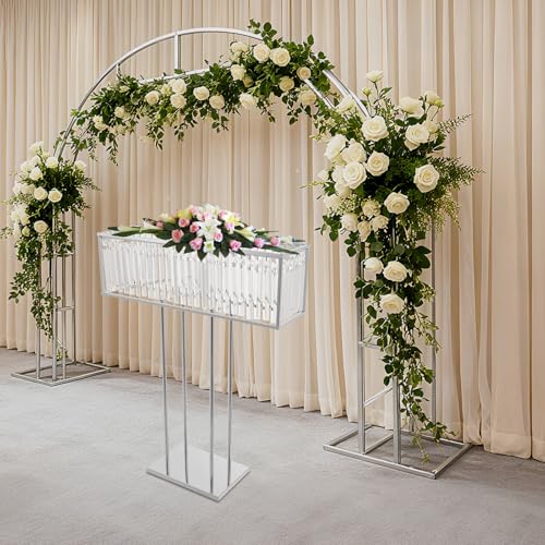 Support de fleurs stable de 90cm anti-basculement en fer pour centre de table