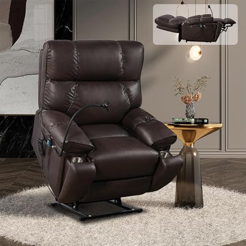 Sillón eléctrico reclinable con masaje y calefacción