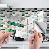 🌸BONNE DECORATION REPANDU:Les autocollants pour carrelage conviennent aux salles de bain, cuisines, salons, chambres à coucher. C'est une bonne décoration pour votre maison, utilisez des autocollants pour carrelage sur une surface lisse,NE conviennent PAS : mur de briques, mur de pierres, mur de stuc.