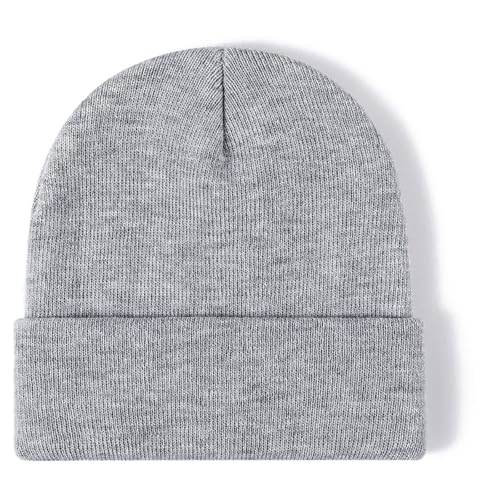 Image of Rosoz Beanie for Men Women Cuffed Knit Hat Winter Beanies Skull Cap Unisex