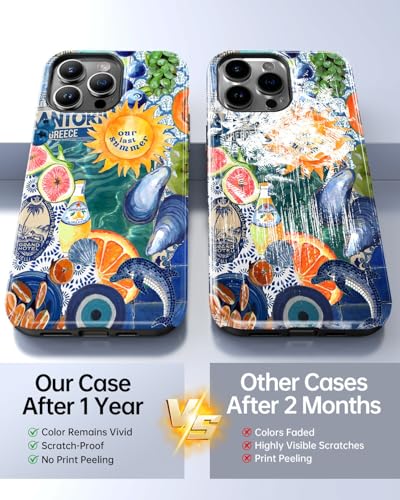 Coque iPhone 15 Pro Max solide antichoc et magnétique bleu ocean - 7