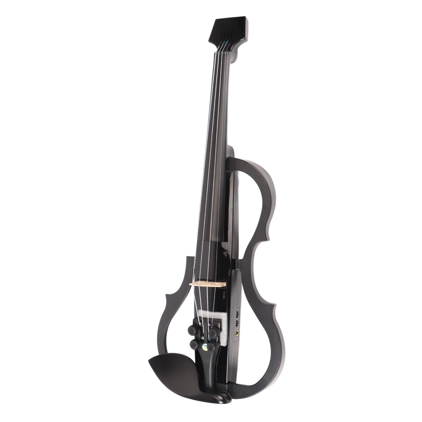 Violino Elettrico Cecilio 4/4 Silenzioso - Muto in Legno di Acero e Fibra di Carbonio per Adulti e Principianti