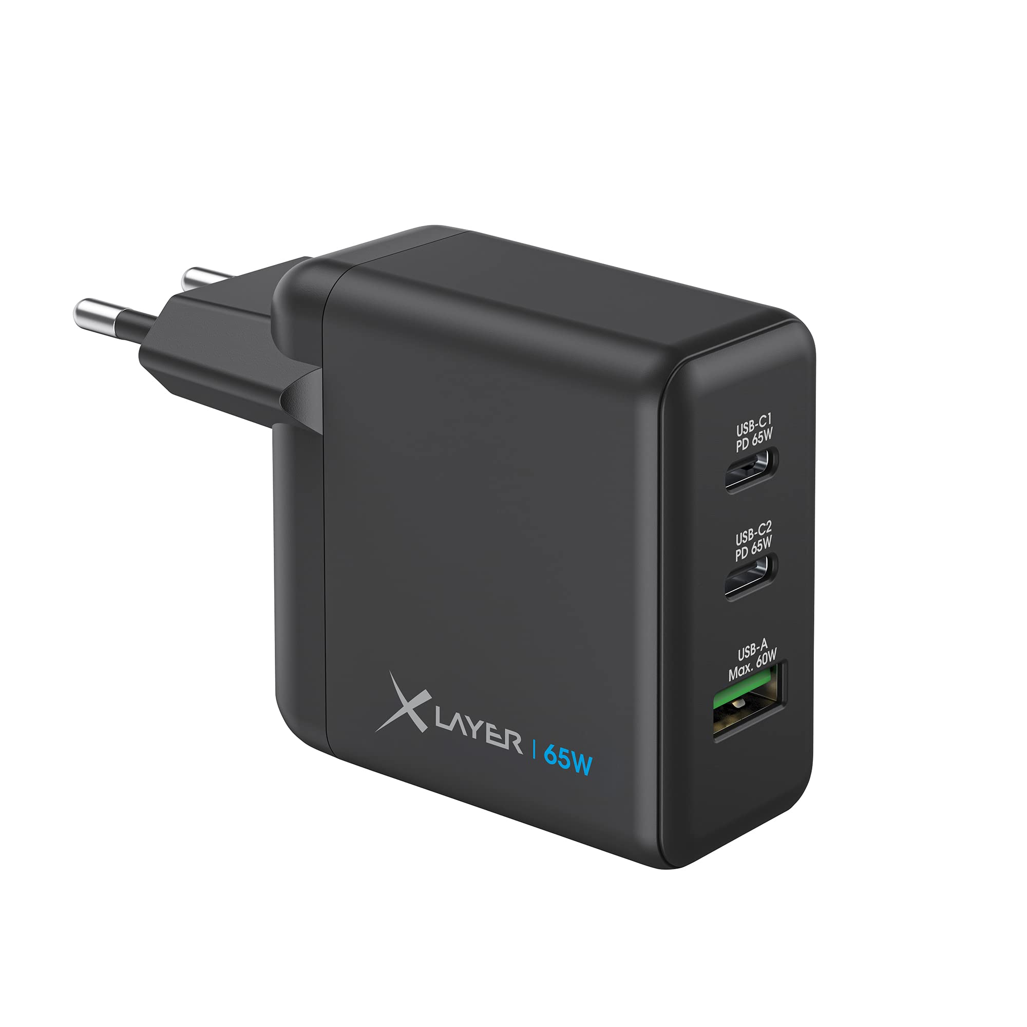 Xlayer Powercharger 65W GaN /OQ4.0 USB-C Charger Black
