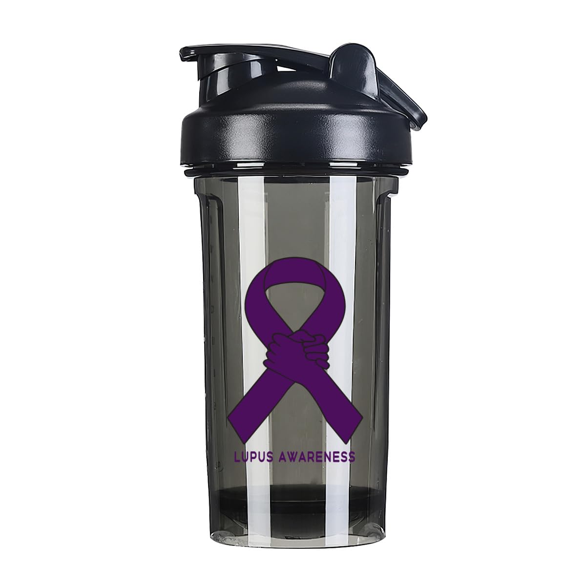 Lupus Awareness 18 Ounce Shaker Cup,Fashion Theme Pattern Shaker Bottle Leak-proof Workout Shake Bottles 500ML/18 oz Perfect for Pre Workout-3