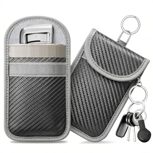 caslord 2 Pack Faraday Pouch for Car Keys