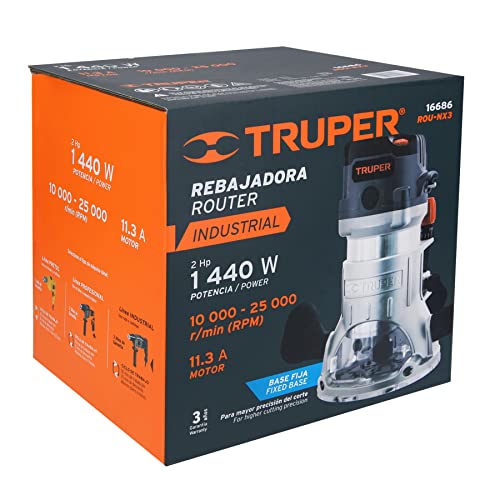 Rebajadoras Router Truper 18 Imagen adicional