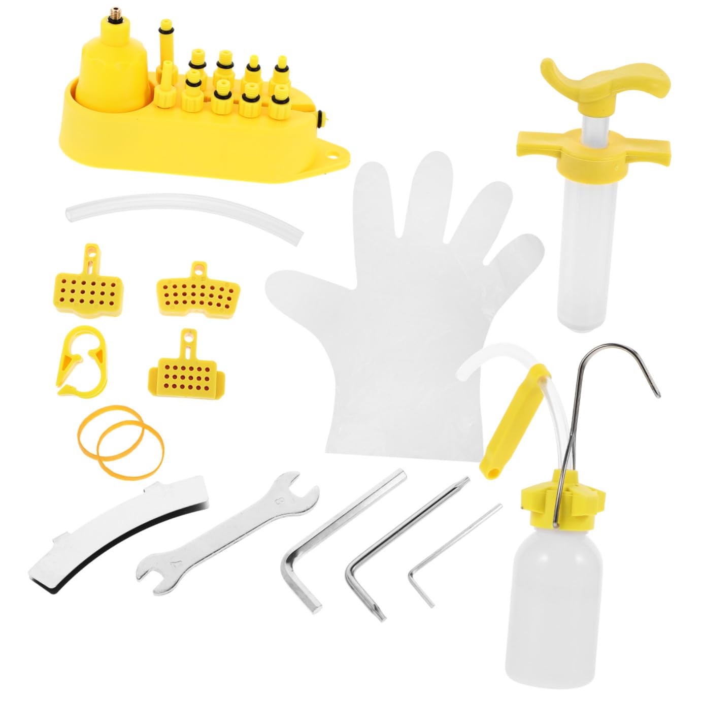 BESPORTBLE 2 Set Accessori per Il Ciclismo Strumento di Riparazione Dell'olio Minerale Kit Spurgo Freni Strumento per Bici Accessori per Ciclismo Strumento Freno Strada Piatto D'olio Oliatura