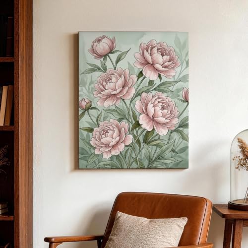Impresión de póster botánico en lienzo envuelto para decoración 3