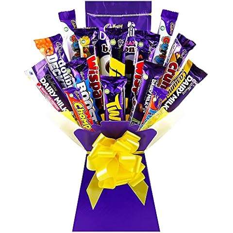 Cadbury's Ultimate Chocolate Bouquet Hamper - The Perfect Chocolate Gift Box, (Twirl, Wispa, Crunchie, Double Decker, Boost, Chomp, Fudge, Curly Wurly and More), 1.4kg Cover