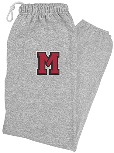 Mansfield University Primary Logo Mens Jogger, Athletic Heather, XL
