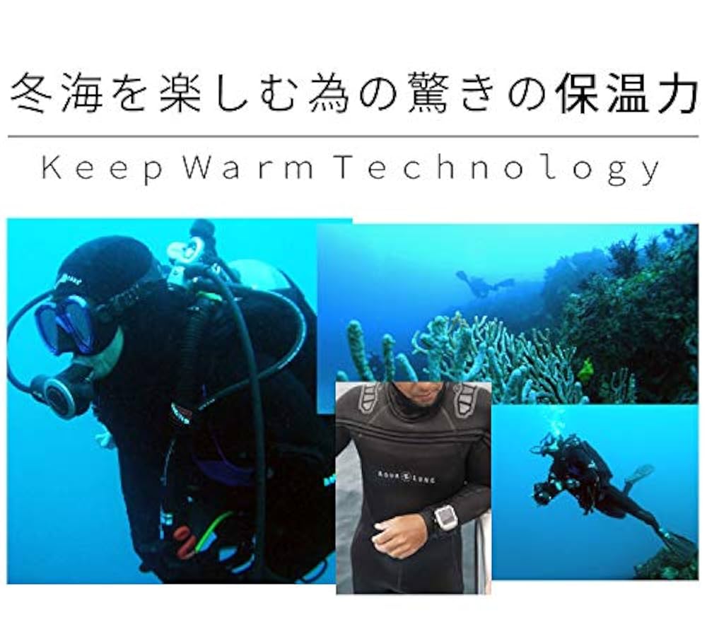 8mm×7mm セミドライスーツ AQUALUNG ソルアフレックス メンズ Amazon | ウェットスーツ ダイビング用 セミドライスーツ メンズ