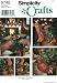 Simplicity 9748 Crafts Sewing Pattern Christmas Tree Skirt Stocking Ornaments Table Runner Place Mat Napkin Mantel Scarf