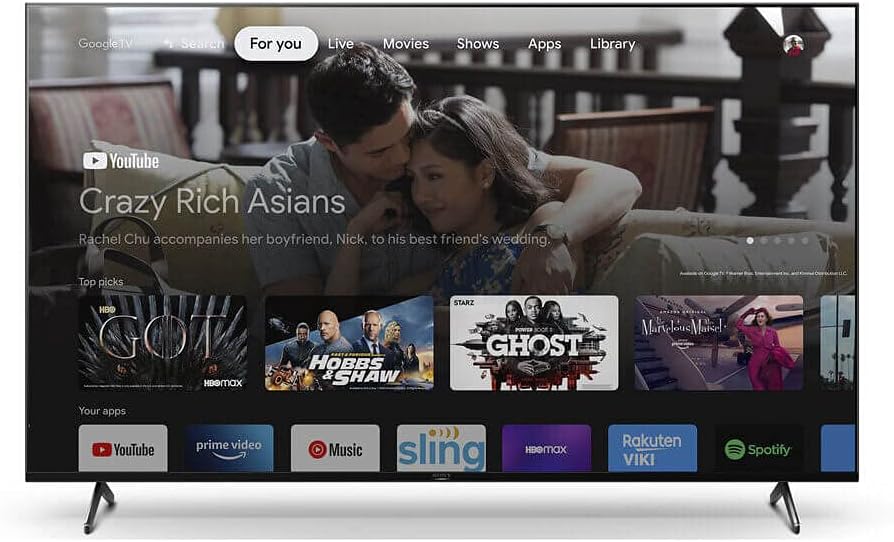 Sony X90J voice remote control.