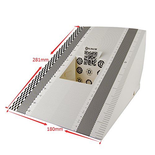 DSLRKIT 28X18cm Lens Focus Calibration Tool Alignment Ruler Folding Card (Pack of 2)