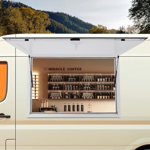 Ventana para Food Truck con Toldillo y Manija 48x32in miniatura 3