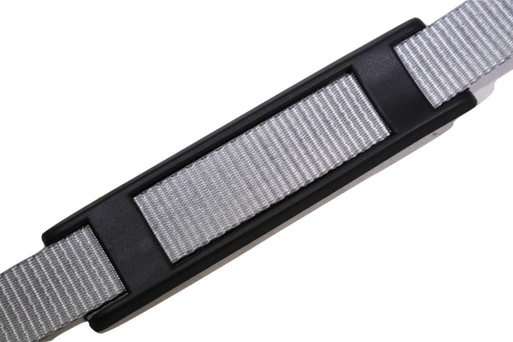 Hot Tub Spa Cover (2) Straps w/ (4) Locks & Keys - 12 feet, Adjustable, Kit w/Screws (Grey) Made in USA