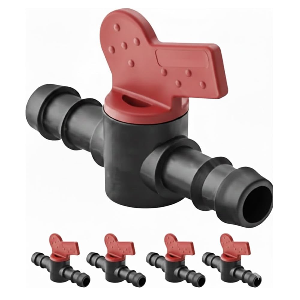 Suinga Pack 50 Llave 16mm Riego | Llave Goteo 16 mm | Llave de paso Riego 16 mm | Valvula riego por goteo 16mm