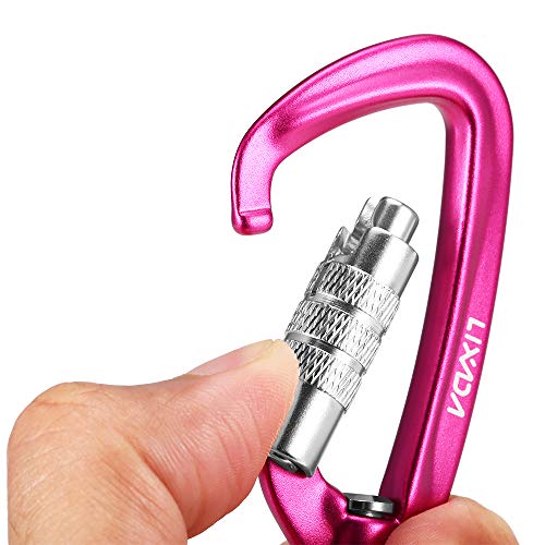 Carabiner Clip, Andoer Mosquetão giratório Mosquetão giratório 360 ° Mosquetão giratório pequeno Mos