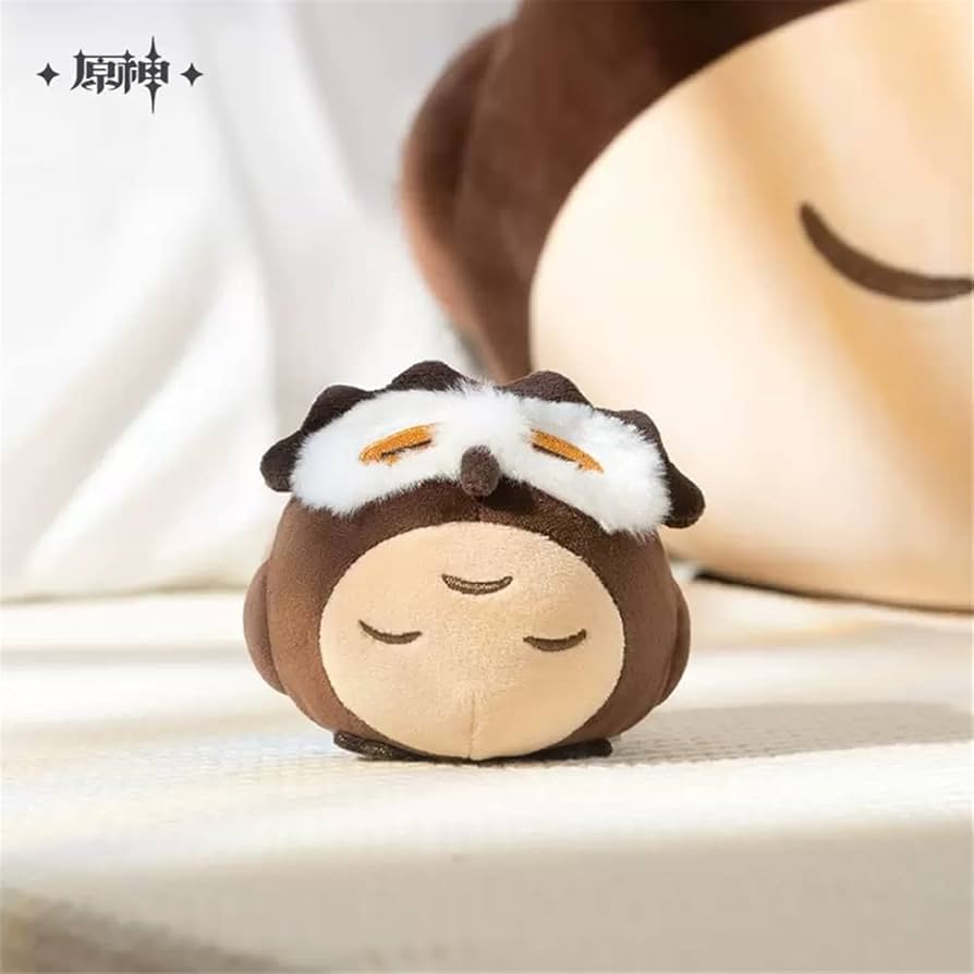 公式正規品　原神　ディルック　フクロウ　ぬいぐるみ　L 動物園 原神 ディルック「夜梟」ぬいぐるみL フクロウマスコット｜HAKUTEA