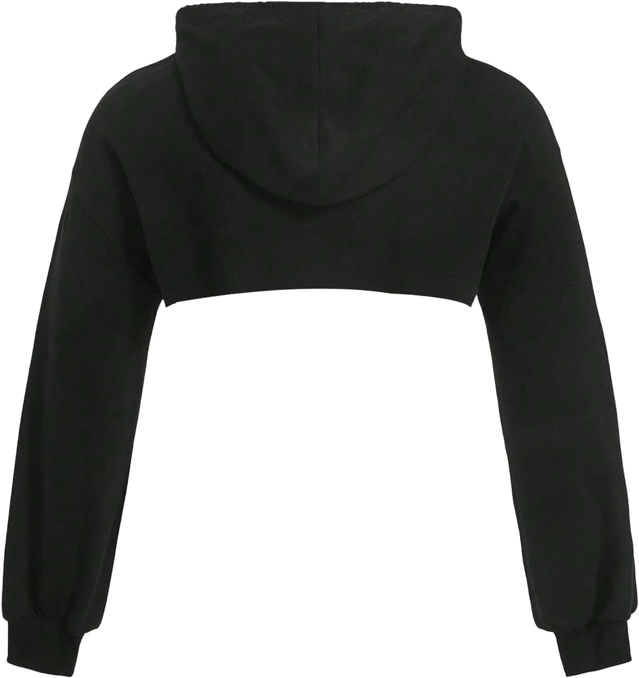 LovelyWholesale Womens Super Cropped Hoodie Sweatshirts - Image 4
