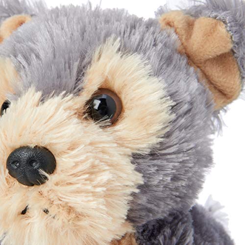 Aurora, 31300, Mini Flopsies Cutie Yorkshire Terrier, 20,3 cm, weiches Spielzeug, cremefarben, 20,3 cm