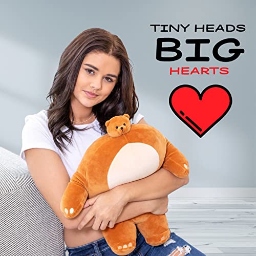 Tiny Headed Kingdom Pip Bear For Girls And Boys, Adorable And Big Plushies, Little Head Bear, Stuffed Animal, 15 In #TOP2