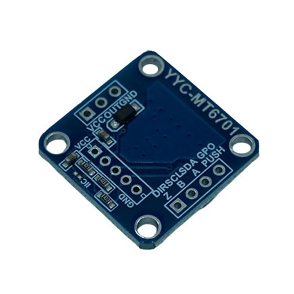 Glimpsesun Magnetic Encoder MT6701 Magnetic Induction Angle Measurement Sensor Module 14bit High Precision Can Replace AS5600