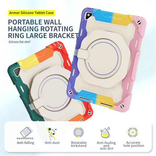 Funda para iPad 9.7 antichoque con ajuste de ángulo ergonómico azul 2